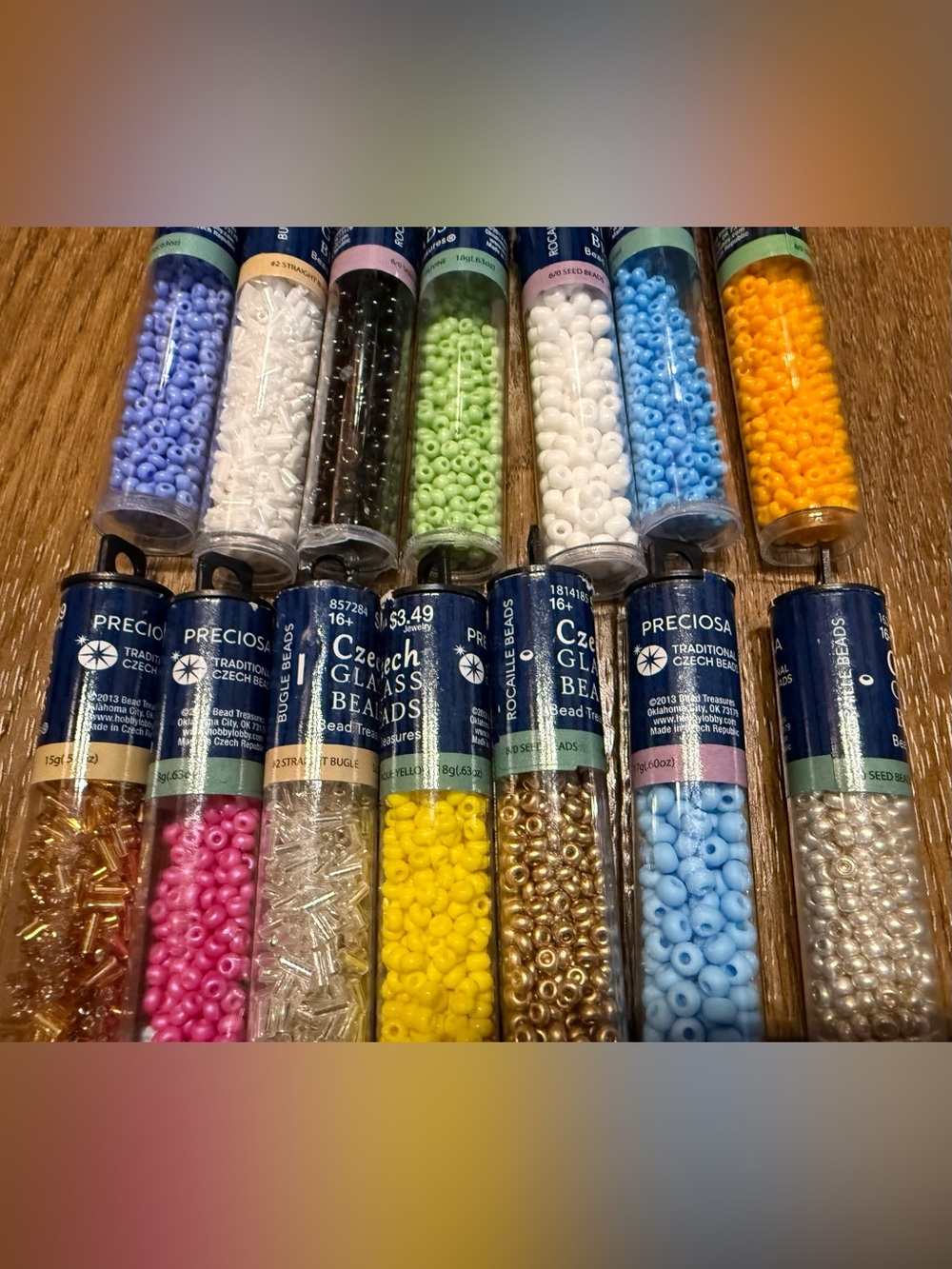 Preciosa Czech Glass Beads - Assorted Colors